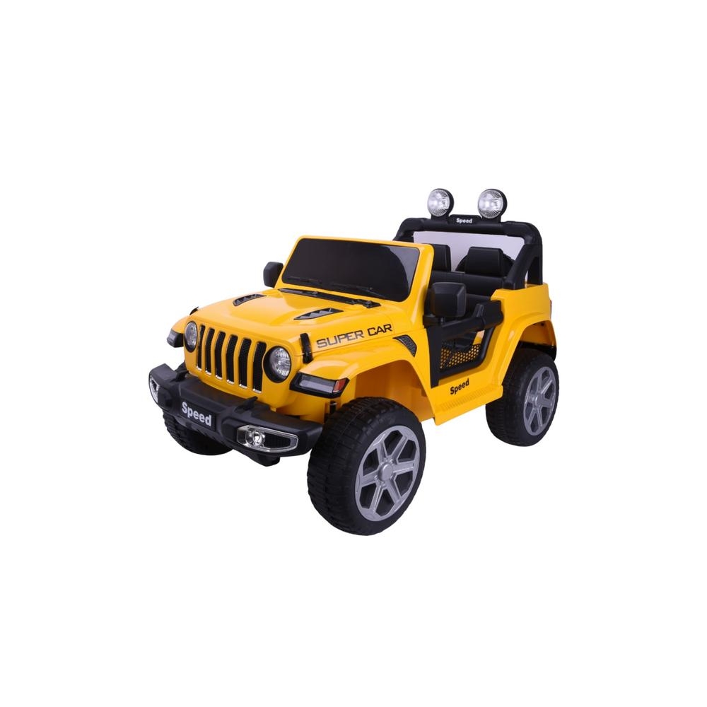 Elektromobilis FT-938, 4x4, lakuotas geltonas-Elektromobiliai vaikams, Visureigiai-e-vaikas