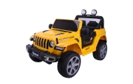Elektromobilis FT-938, 4x4, lakuotas geltonas-Elektromobiliai vaikams, Visureigiai-e-vaikas
