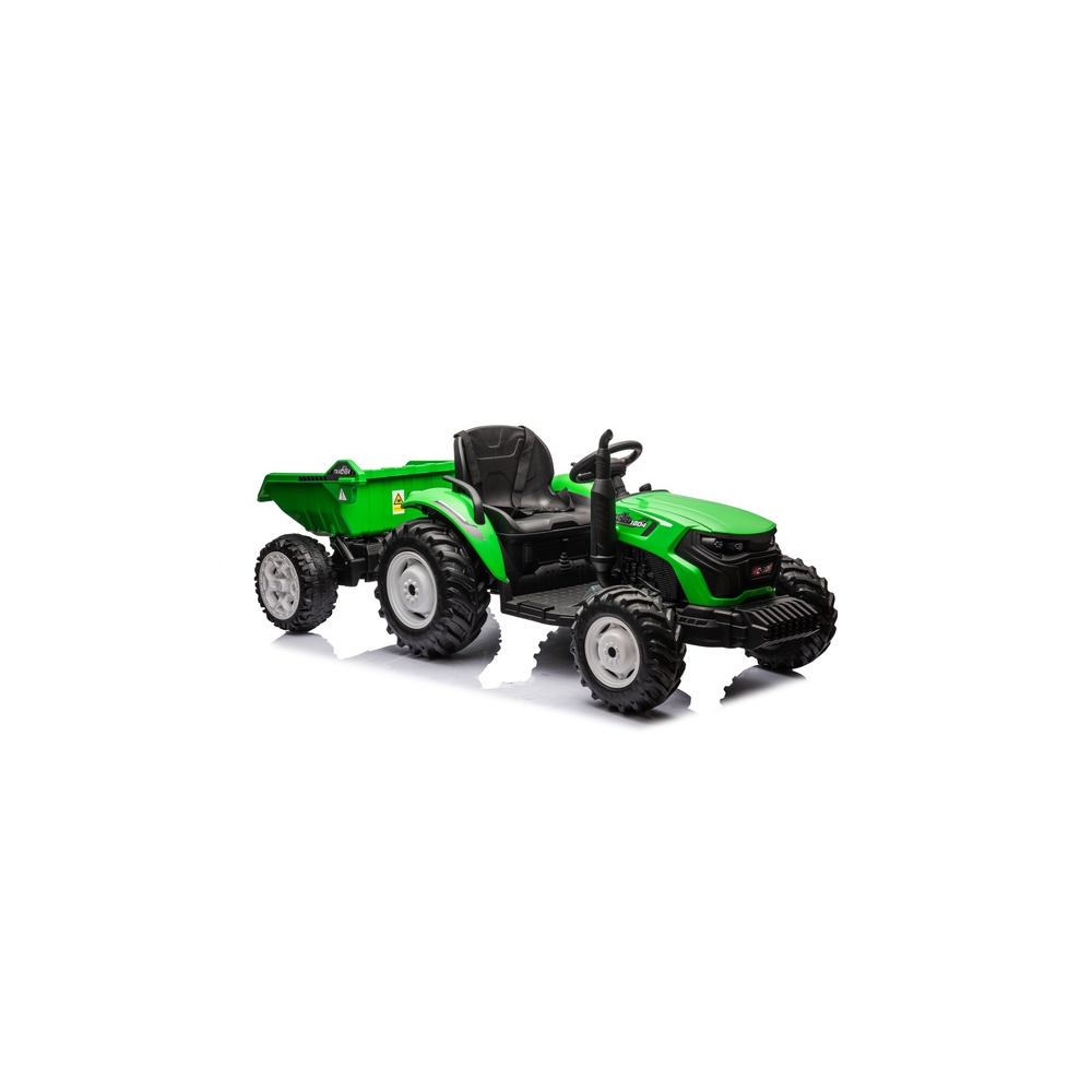 Traktor Na Akumulator HC-306 Z Przyczepą Jasno Zielony 24V
