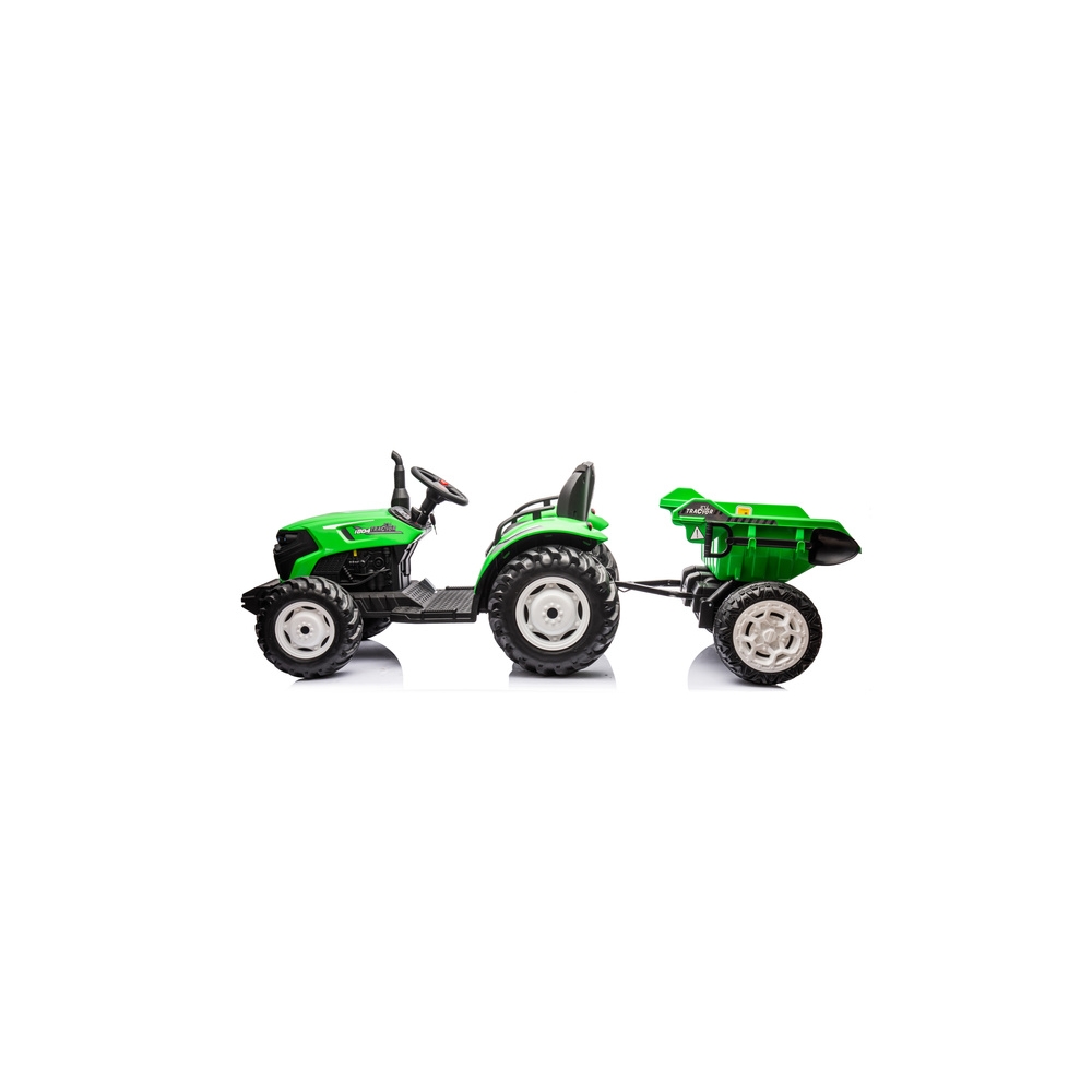Traktor Na Akumulator HC-306 Z Przyczepą Jasno Zielony 24V