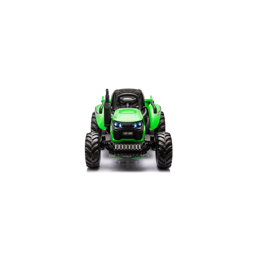 Traktor Na Akumulator HC-306 Z Przyczepą Jasno Zielony 24V