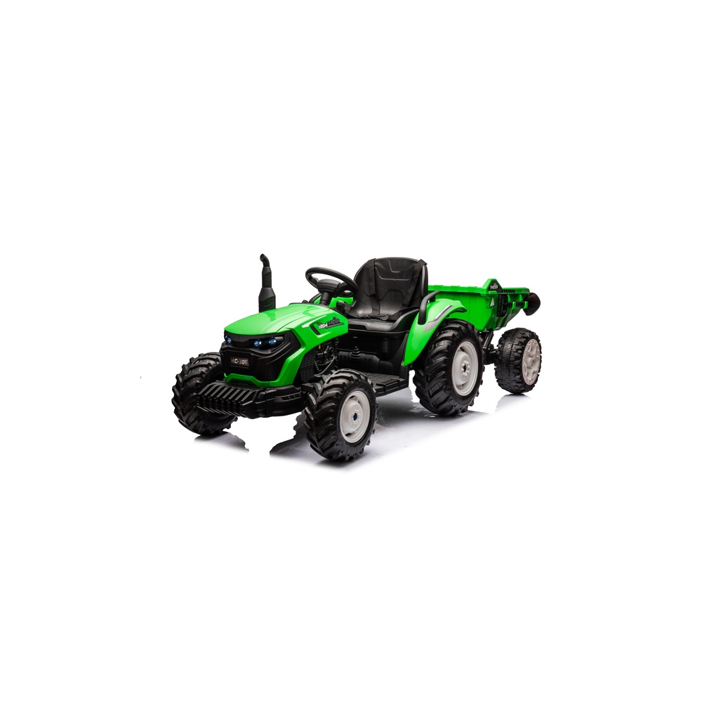 Traktor Na Akumulator HC-306 Z Przyczepą Jasno Zielony 24V