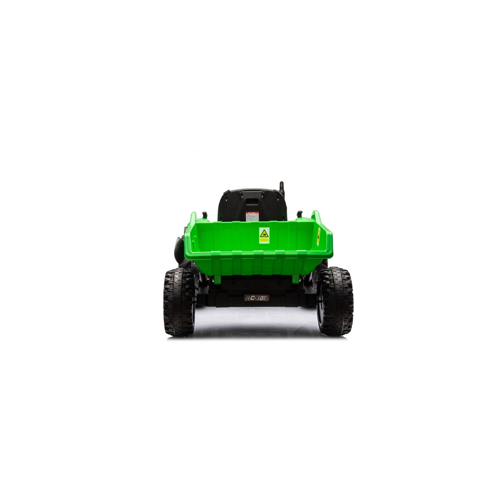 Traktor Na Akumulator HC-306 Z Przyczepą Jasno Zielony 24V