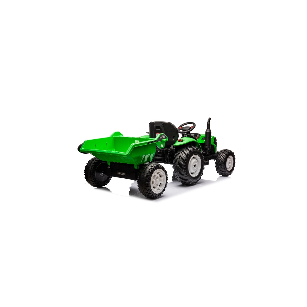 Traktor Na Akumulator HC-306 Z Przyczepą Jasno Zielony 24V