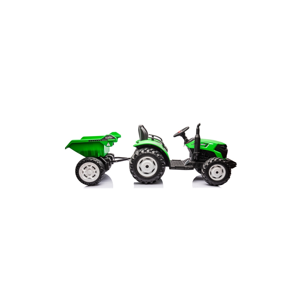 Traktor Na Akumulator HC-306 Z Przyczepą Jasno Zielony 24V