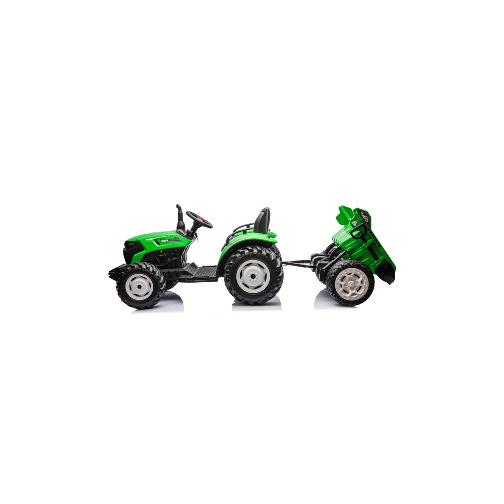 Traktor Na Akumulator HC-306 Z Przyczepą Jasno Zielony 24V