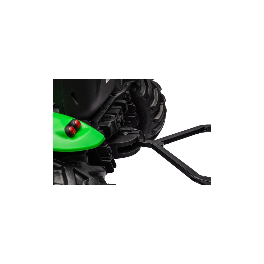 Traktor Na Akumulator HC-306 Z Przyczepą Jasno Zielony 24V