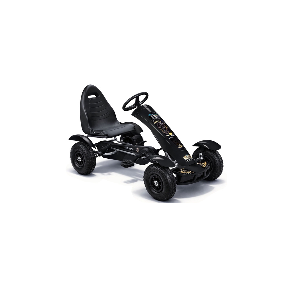 Gokart Na Pedały F618 Czarny