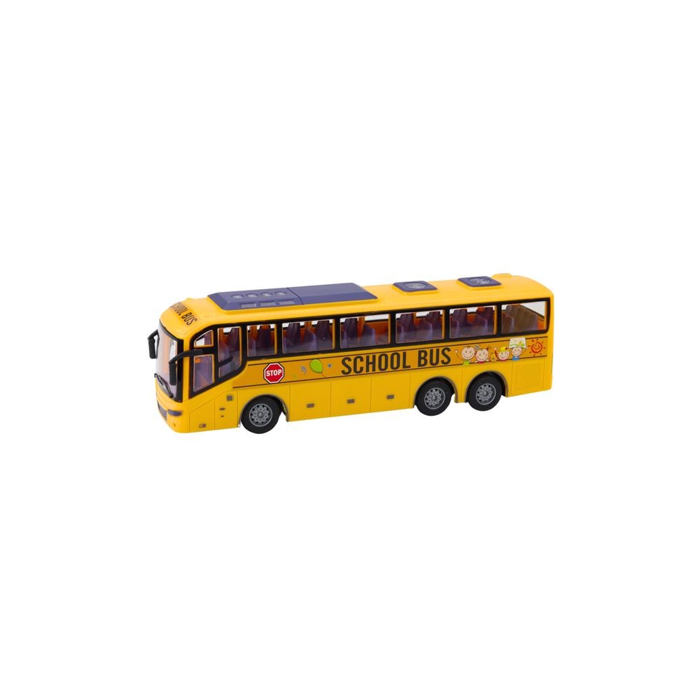 Autobus Zdalnie Sterowany RC Szkolny 1:30 Światła Żółty