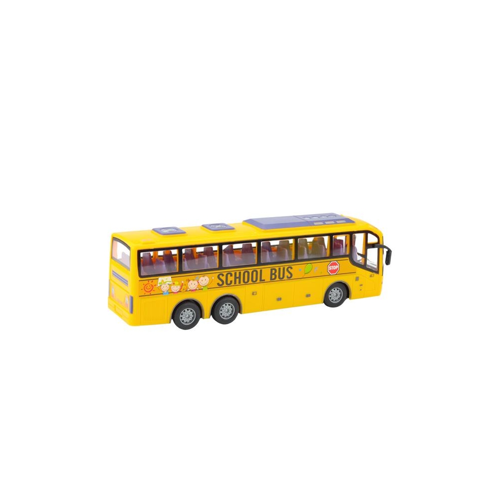 Autobus Zdalnie Sterowany RC Szkolny 1:30 Światła Żółty