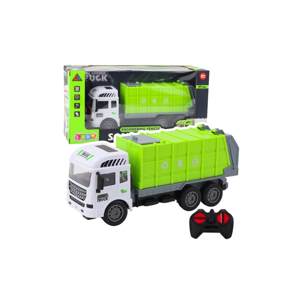RC nuotolinio valdymo šiukšliavežė šviesiai žalia 1:24