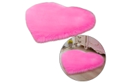 Plush Anti-slip Carpet Heart Pink 40x50