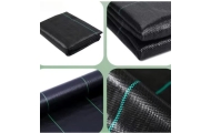 Agrotkanina czarna 100 cm x50m UV 70g antychwastowa agrowłóknina  + kotwy