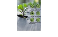 Agrotekstilė juoda 100cm x50m UV 70g agrotekstilė nuo piktžolių + inkarai