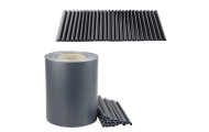 Tvoros juosta su apsauga nuo UV spindulių 20 segtukų pilka 450 g/m² 19x35 m