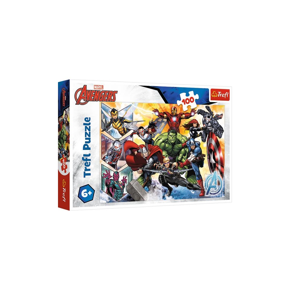 Dėlionė – „100“ – Avengers Power Trefl 16431