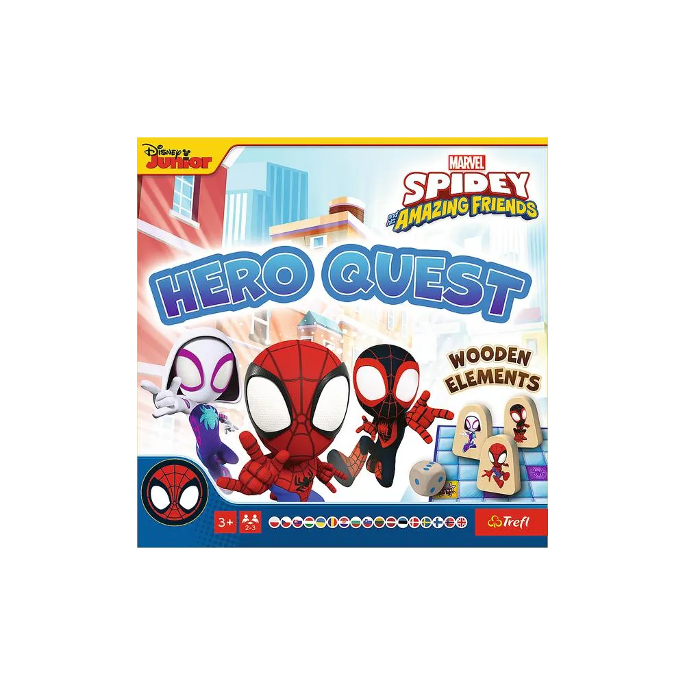 Stalo žaidimas Hero Quest Spidey Žmogus-voras Trefl 02436-Žaislai, Stalo žaidimai, Įvairūs stalo žaidimai-e-vaikas