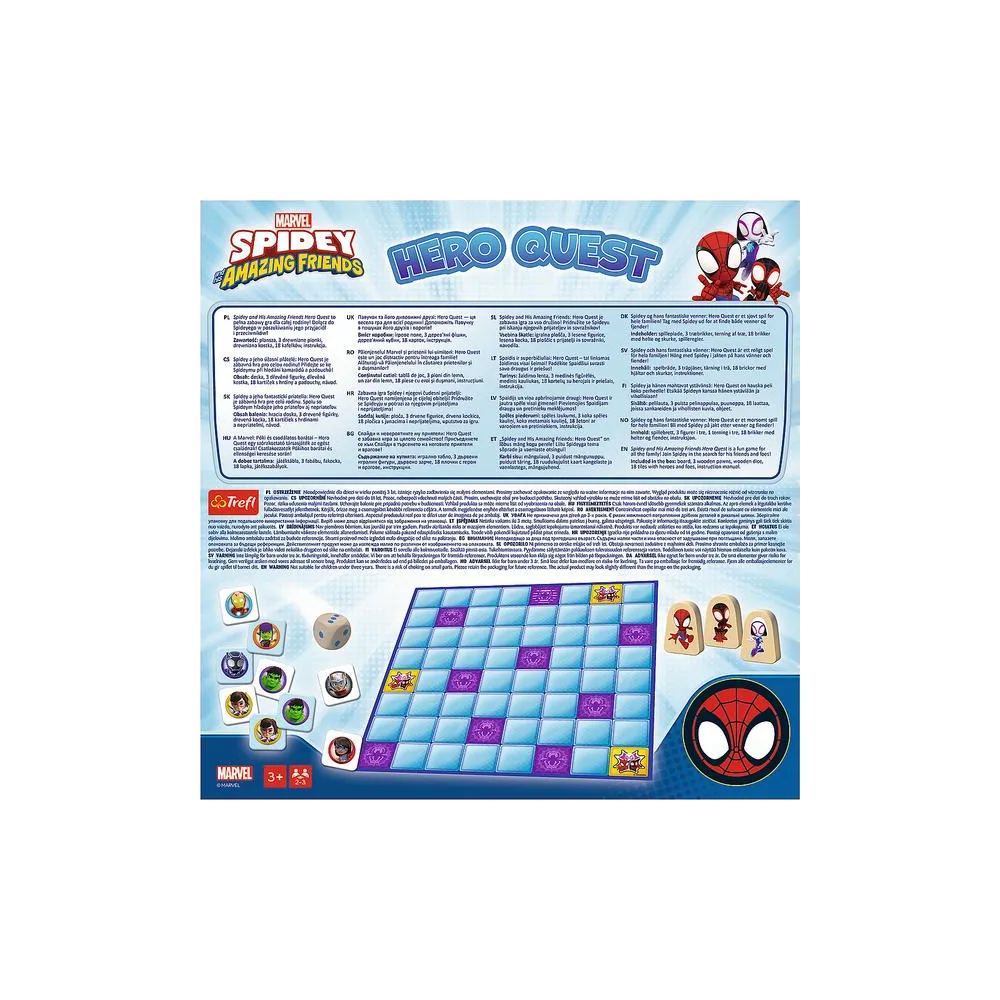 Stalo žaidimas Hero Quest Spidey Žmogus-voras Trefl 02436-Žaislai, Stalo žaidimai, Įvairūs stalo žaidimai-e-vaikas