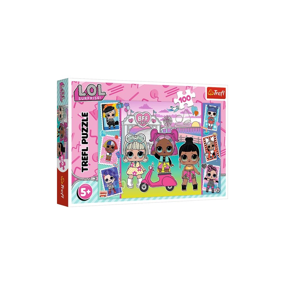 Dėlionė - "100" - LOL Dolls Nuotraukos Trefl 16443