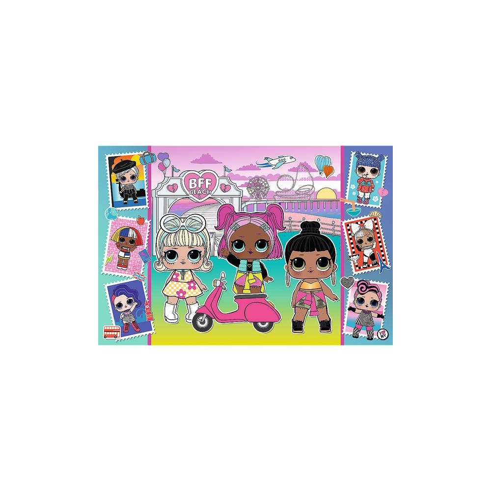 Dėlionė - "100" - LOL Dolls Nuotraukos Trefl 16443