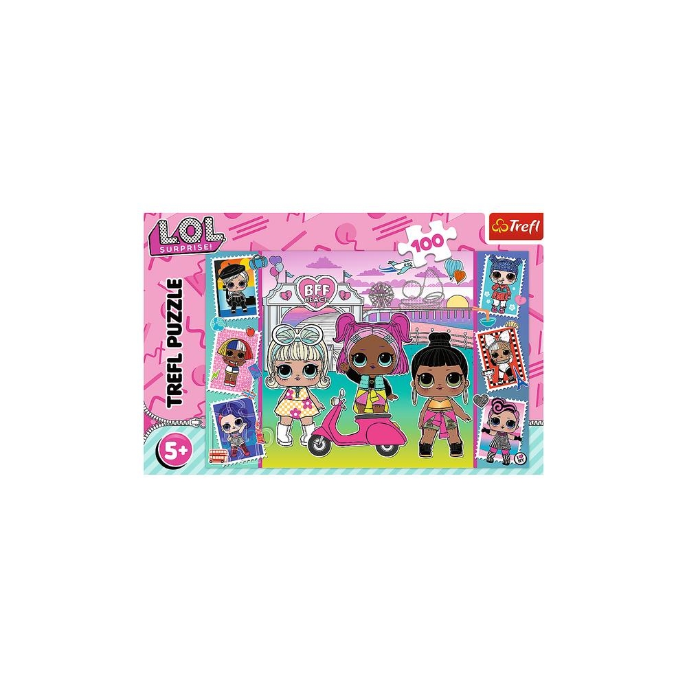 Dėlionė - "100" - LOL Dolls Nuotraukos Trefl 16443
