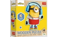 Medinė dėlionė - 50 - Crazy Minion - Trefl 20239-Žaislai, Dėlionės, Medinės dėlionės-e-vaikas