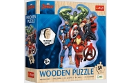 Puzzle Drewniane Konturowe - 50 - Przygody Avengers - Trefl 20256