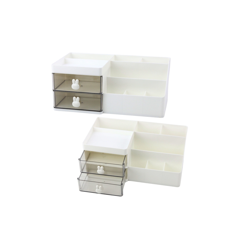 Rašomojo stalo organizatorius su stalčiais ir skyriais, 28,5x17x12CM