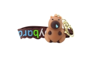 Raktų pakabukas Figūrėlė Capybara Brown Carabiner Ring Pendant
