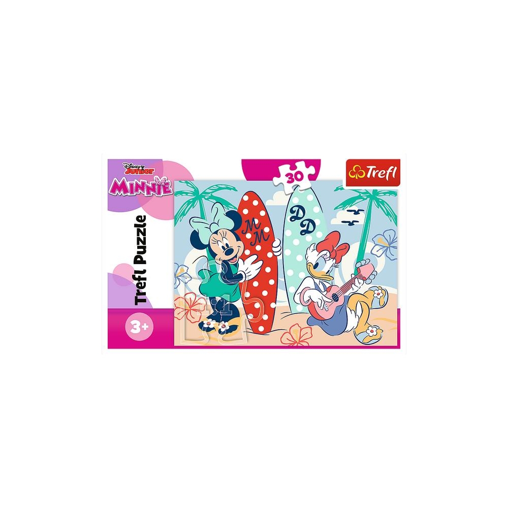 Dėlionė - 30 - Spalvota Minnie - Disney - Trefl 18302-Žaislai, Dėlionės, Dėlionės iki 500 detalių-e-vaikas