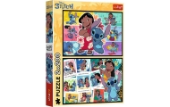 Dėlionė - 2x200 - Stitch's merry life - Disney Lilo ir Stitch - Trefl 13334-Žaislai, Dėlionės, Dėlionės iki 500 detalių-e-vaikas