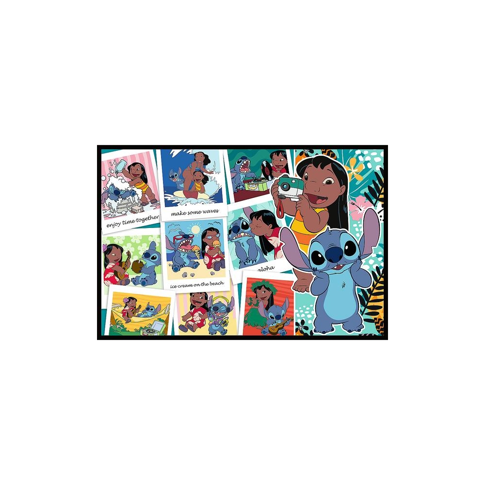 Dėlionė - 2x200 - Stitch's merry life - Disney Lilo ir Stitch - Trefl 13334-Žaislai, Dėlionės, Dėlionės iki 500 detalių-e-vaikas