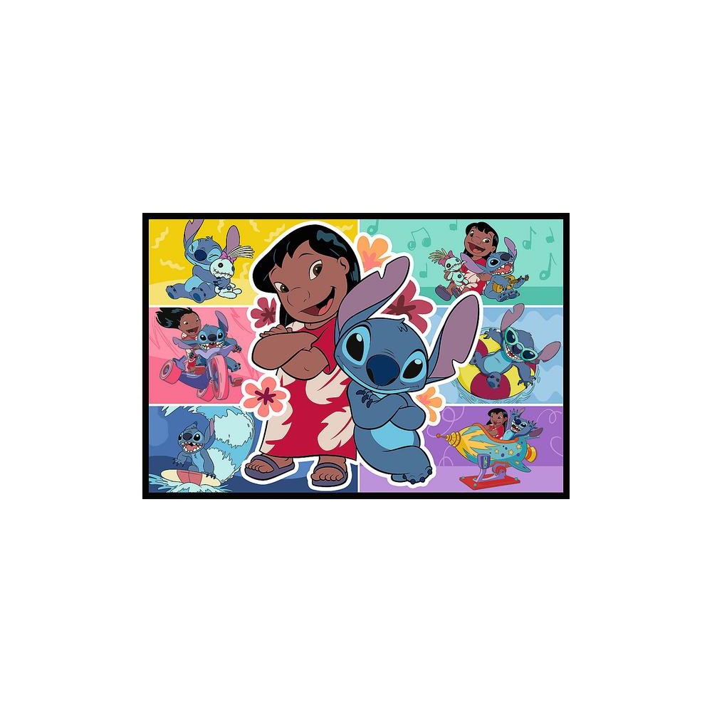 Dėlionė - 2x200 - Stitch's merry life - Disney Lilo ir Stitch - Trefl 13334-Žaislai, Dėlionės, Dėlionės iki 500 detalių-e-vaikas