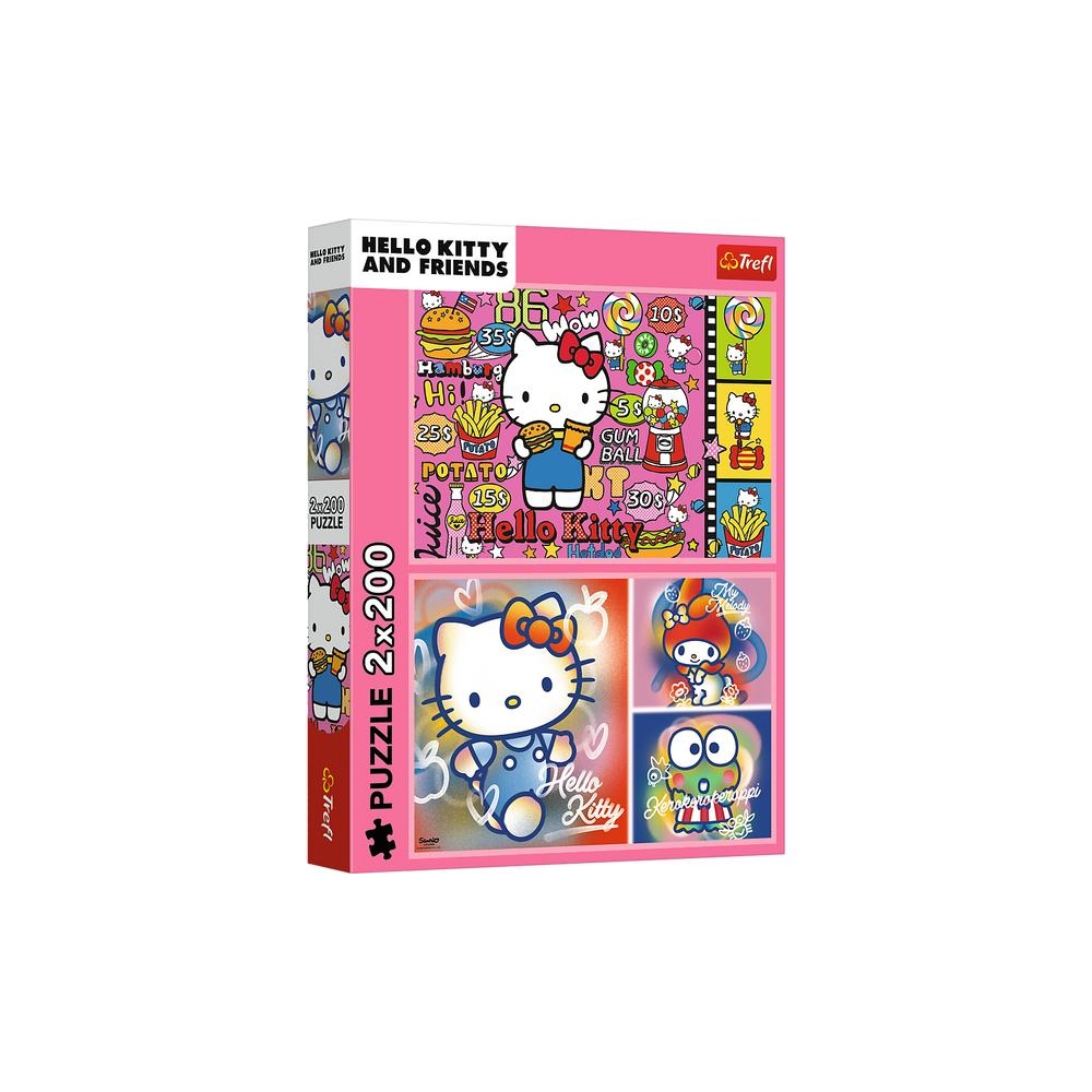 Dėlionė - 2x200 - Hello Kitty ir draugai - Hello Kitty 13336