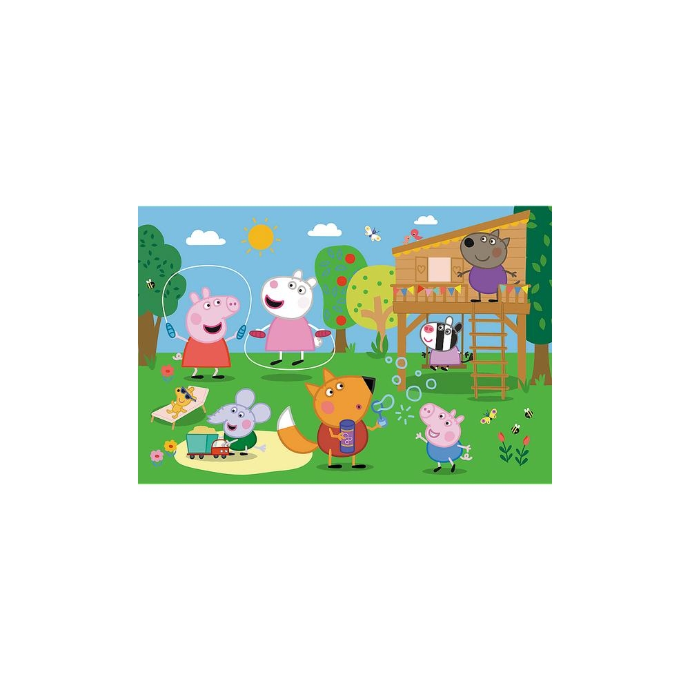 Dėlionė – 24 „Maxi“ – Žaidimai pievoje – Peppa Pig – Trefl 14342-Žaislai, Dėlionės, Dėlionės iki 500 detalių-e-vaikas