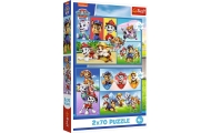 Puzzle - 2x70 - Psi Patrol rządzi - Trefl 34441