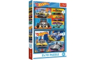 Puzzle - 2x70 - Samochodziki - Hot Wheels - Trefl 34442