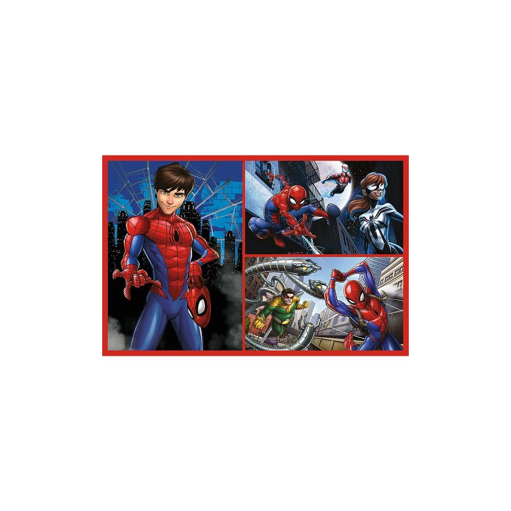 Dėlionė - 2x70 - Vorų istorijos - Disney Marvel Spiderman - Trefl 34443-Žaislai, Dėlionės, Dėlionės iki 500 detalių-e-vaikas