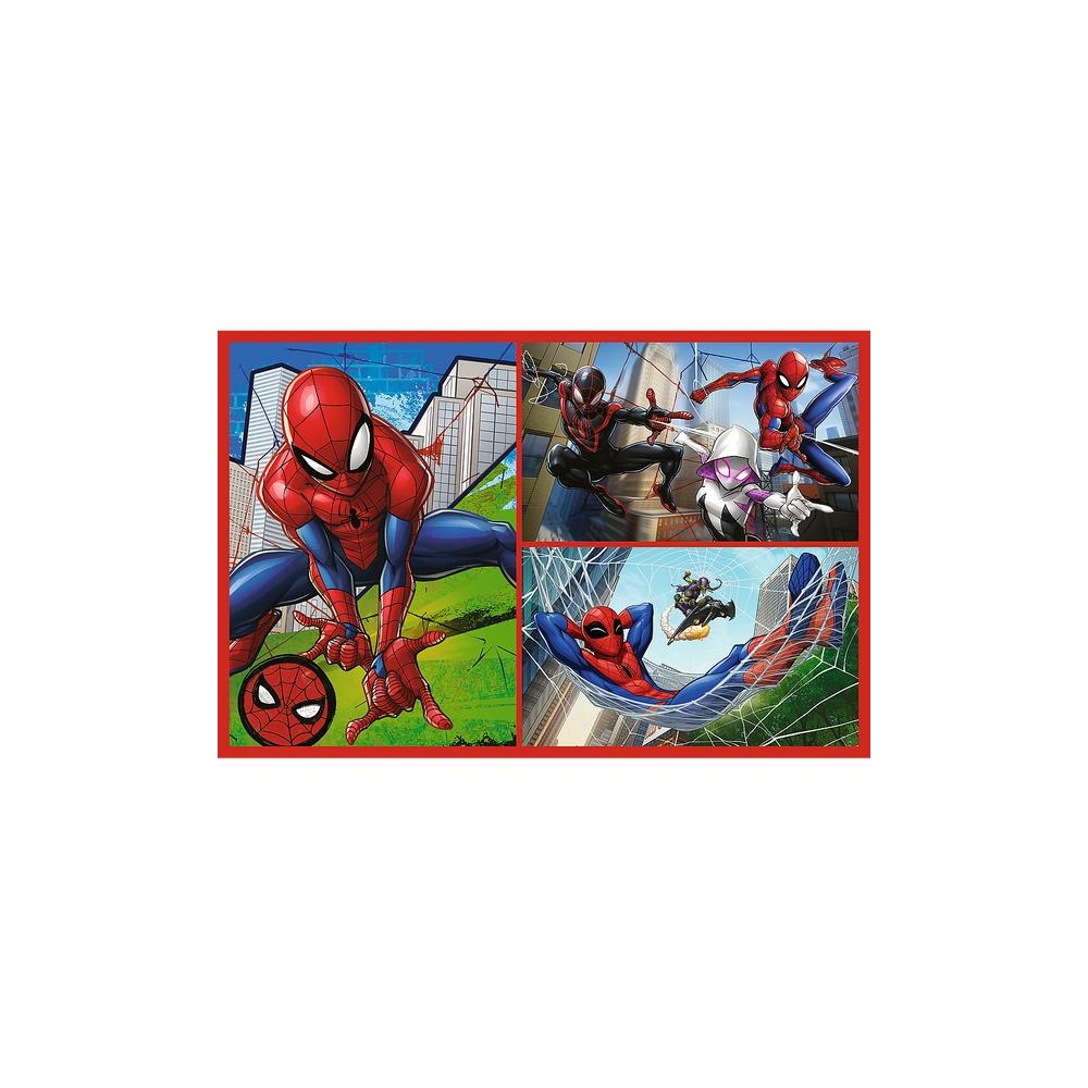 Dėlionė - 2x70 - Vorų istorijos - Disney Marvel Spiderman - Trefl 34443-Žaislai, Dėlionės, Dėlionės iki 500 detalių-e-vaikas