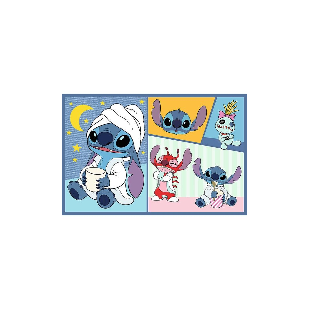 Dėlionė - 2x70 - Su Stitch'u nėra nuobodu - Disney Lilo ir Stitch'as Trefl 34444
