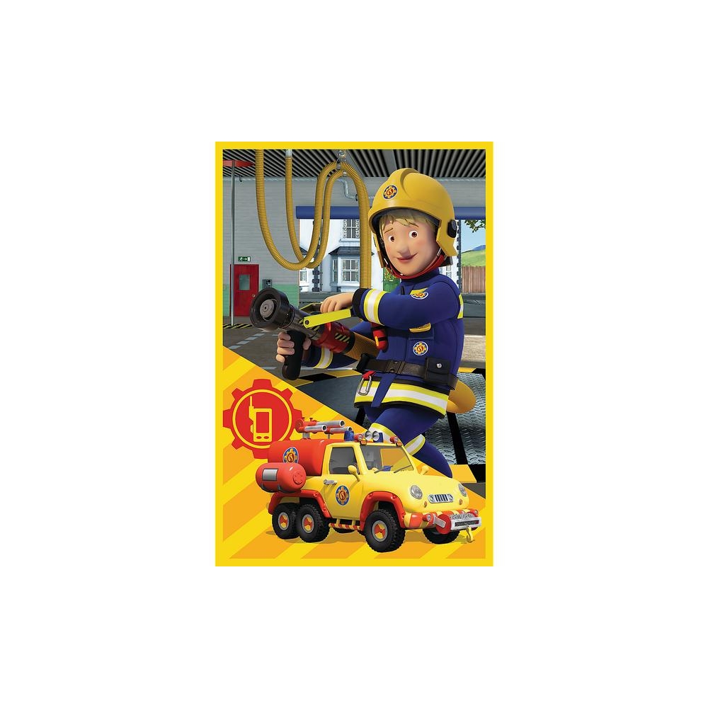 Puzzle - 3x50 - Ekipa z remizy - Strażak Sam - Trefl 34880
