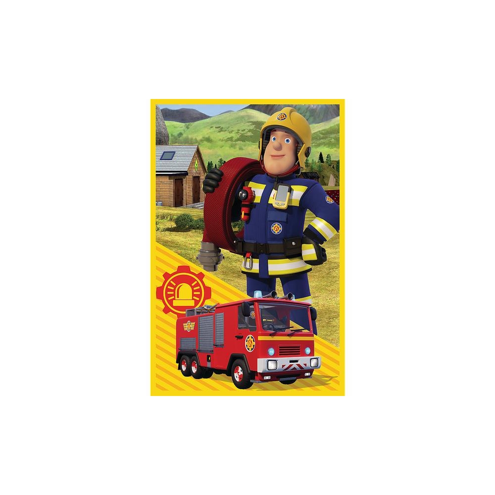 Puzzle - 3x50 - Ekipa z remizy - Strażak Sam - Trefl 34880