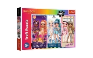 Puzzle - 100 - Rainbow dolls - MGA Rainbow high Trefl 16444