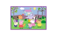 Dėlionė - 2x24 - Peppa žaidimų aikštelėje - Peppa Pig - Trefl 34435-Žaislai, Dėlionės, Dėlionės iki 500 detalių-e-vaikas