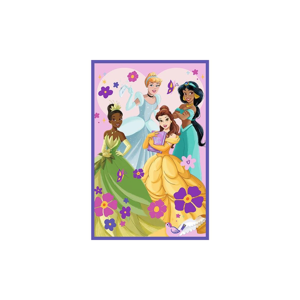 Dėlionė - 3x80 - Princesės draugai - "Disney" princesė - Trefl 34884-Žaislai, Dėlionės, Dėlionės iki 500 detalių-e-vaikas
