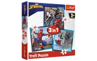 Puzzle - 3w1 (20, 36, 50) - Pajęczy przyjaciele - Disney Marvel Spiderman - Trefl 34874
