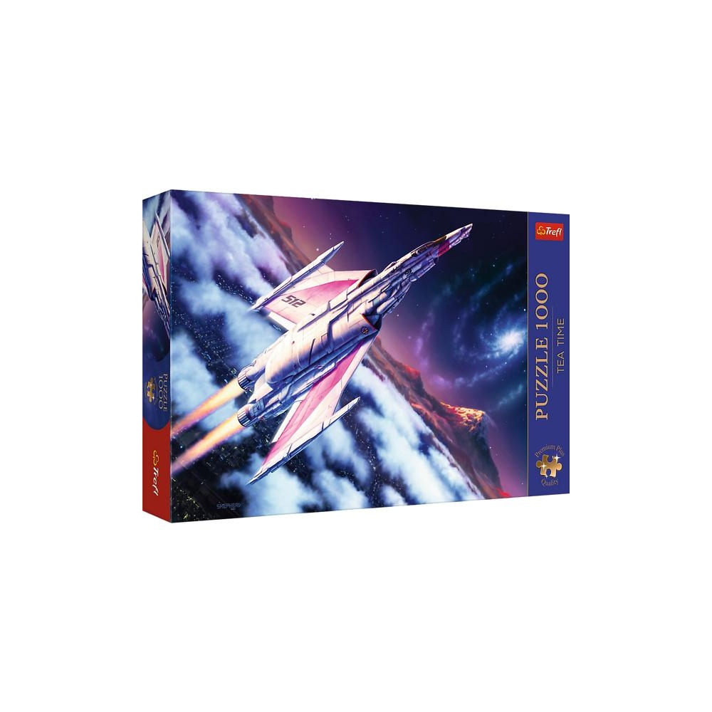 Puzzle - 1000 Premium Plus - Tea Time: Lot w kosmos - Trefl 12075