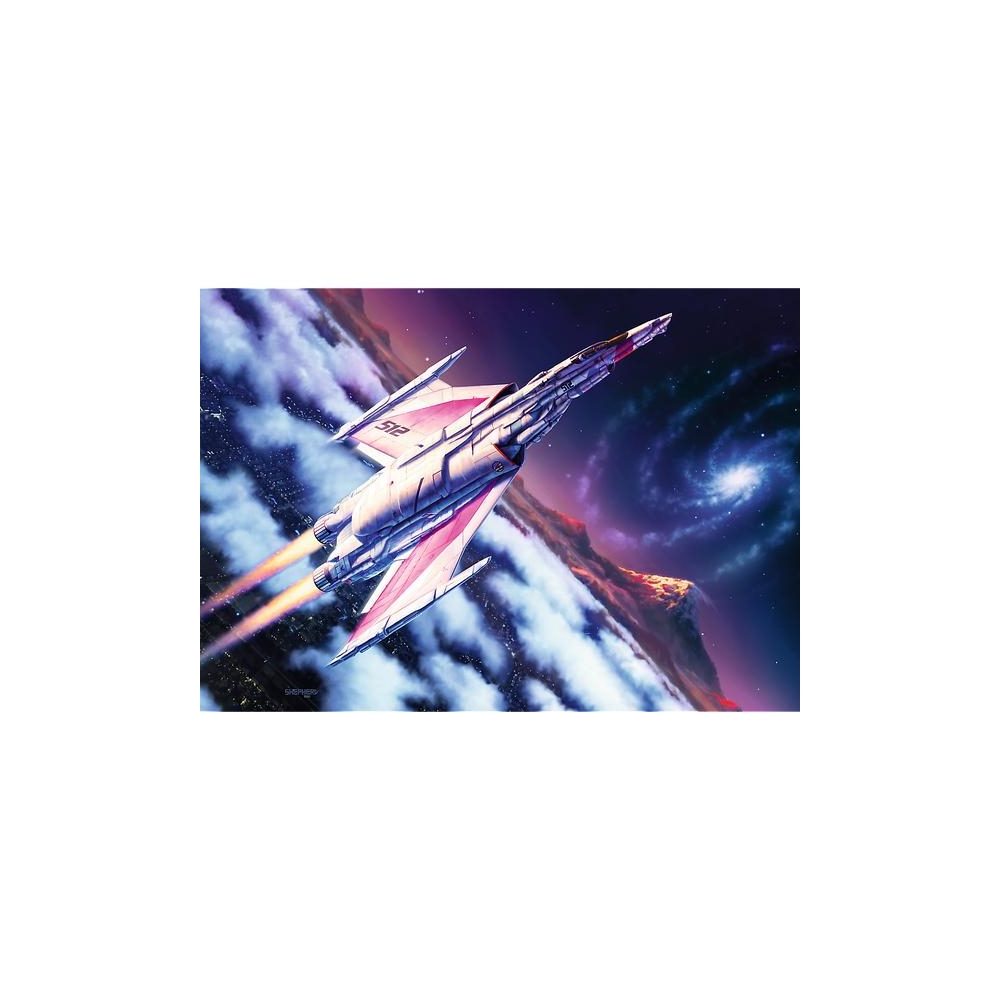 Puzzle - 1000 Premium Plus - Tea Time: Lot w kosmos - Trefl 12075