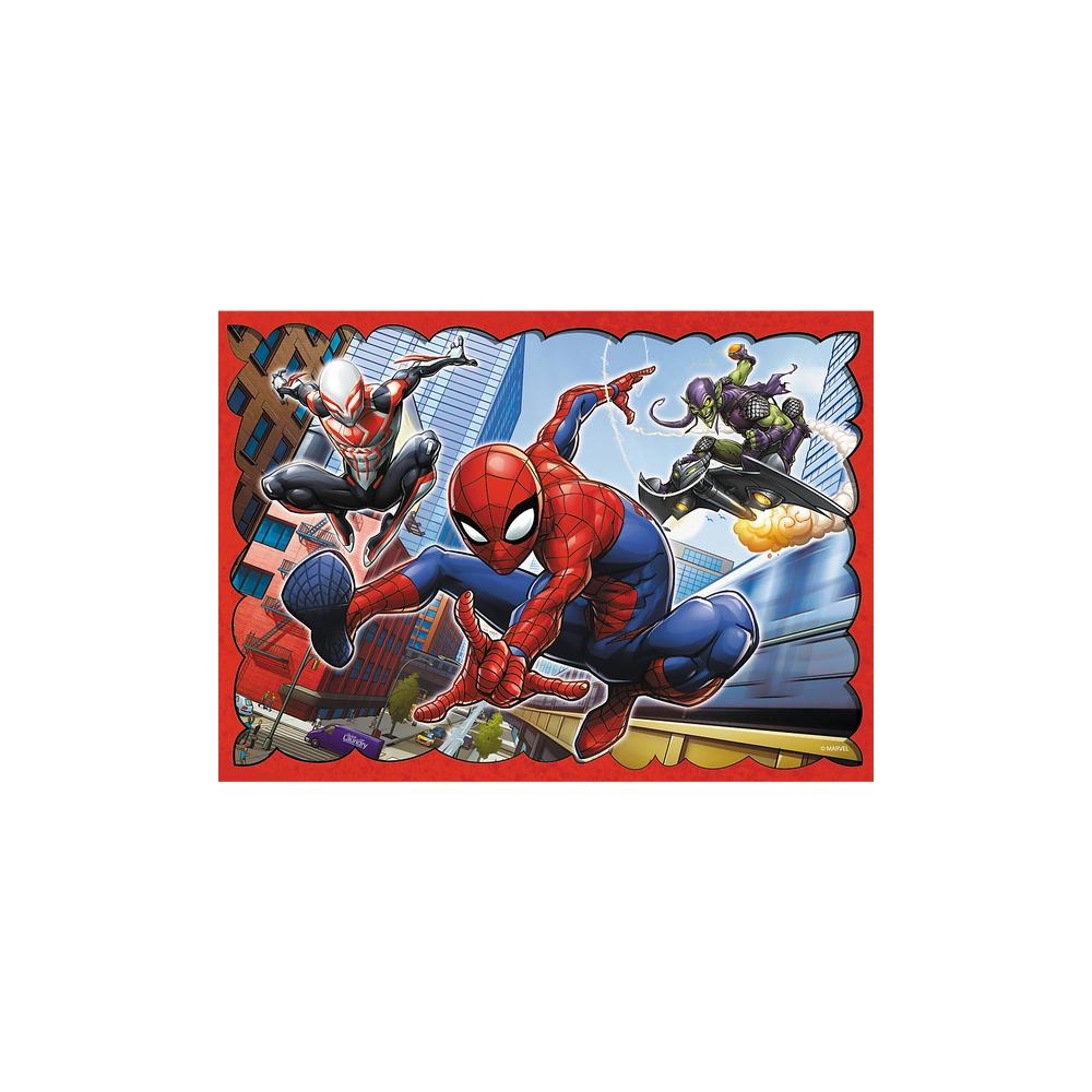 Puzzle - 4w1 (35, 48, 54, 70) - Bohaterski Spider-Man - Trefl 34384