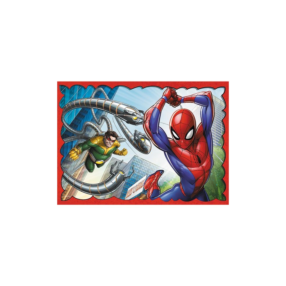 Puzzle - 4w1 (35, 48, 54, 70) - Bohaterski Spider-Man - Trefl 34384